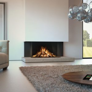 DRU Maestro 105 3 Eco Wave balanced flue gas fire