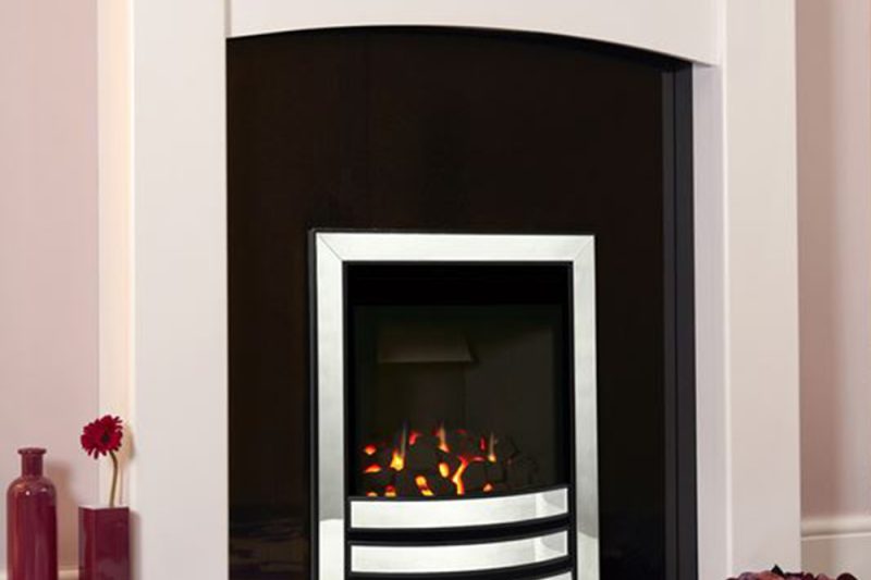 Durlston BF Signature Chrome Black Gas Fire