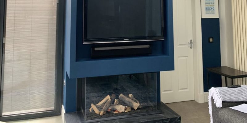 DRU gas fire Installation