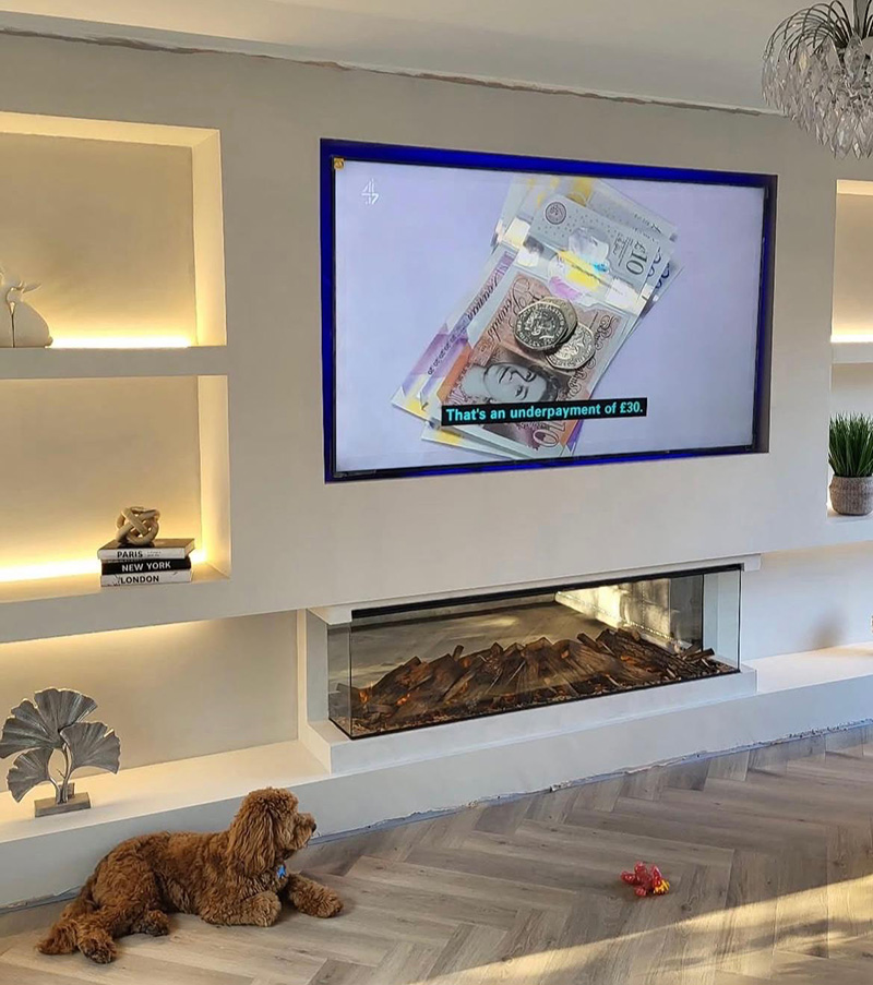 media wall fire case study